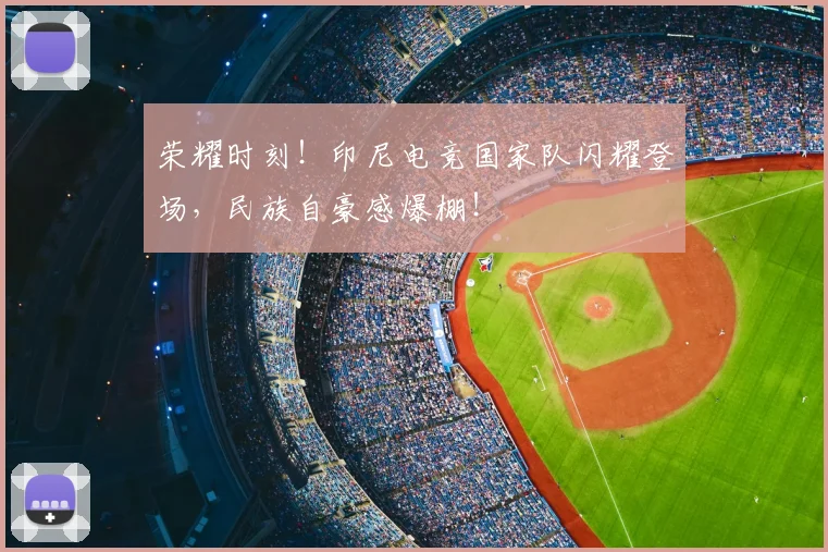 荣耀时刻！印尼电竞国家队闪耀登场，民族自豪感爆棚！